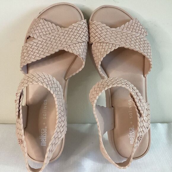 Melissa Women’s Chunky Pink Sandal Size 8 - Picture 2 of 7